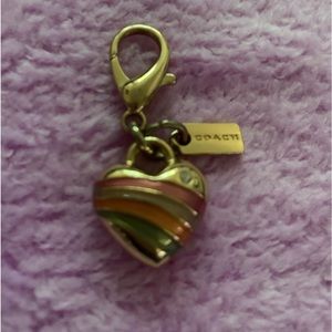 ♥️Coach HEART Bag Charm
